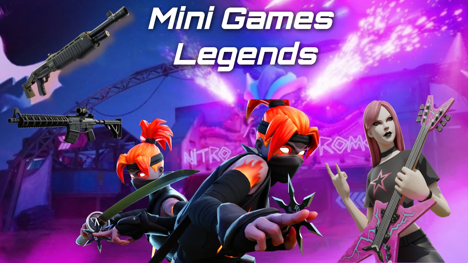 Mini Games Legends โ Fortnite Creative map