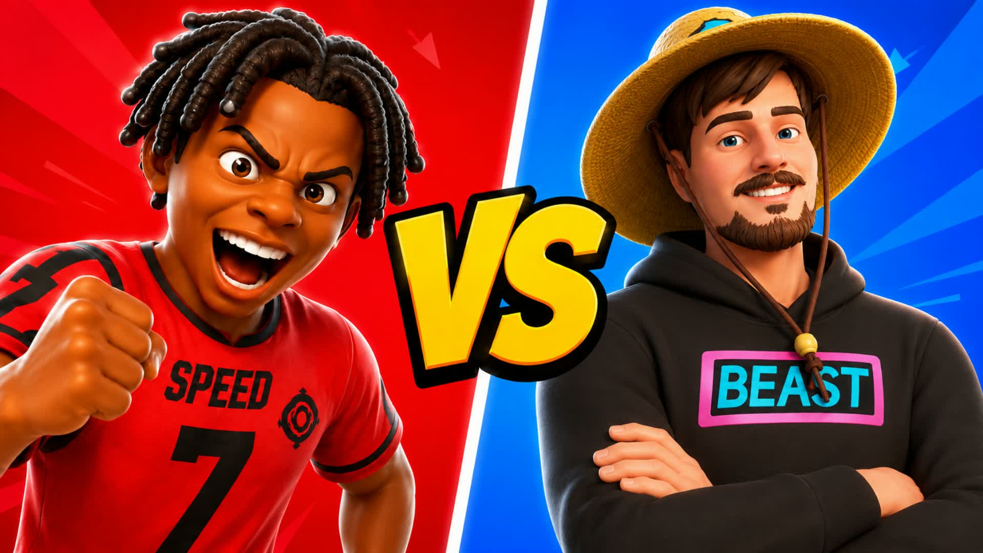YOUTUBER RED VS BLUE BATTLE π΄π΅ RVB β Fortnite Creative map
