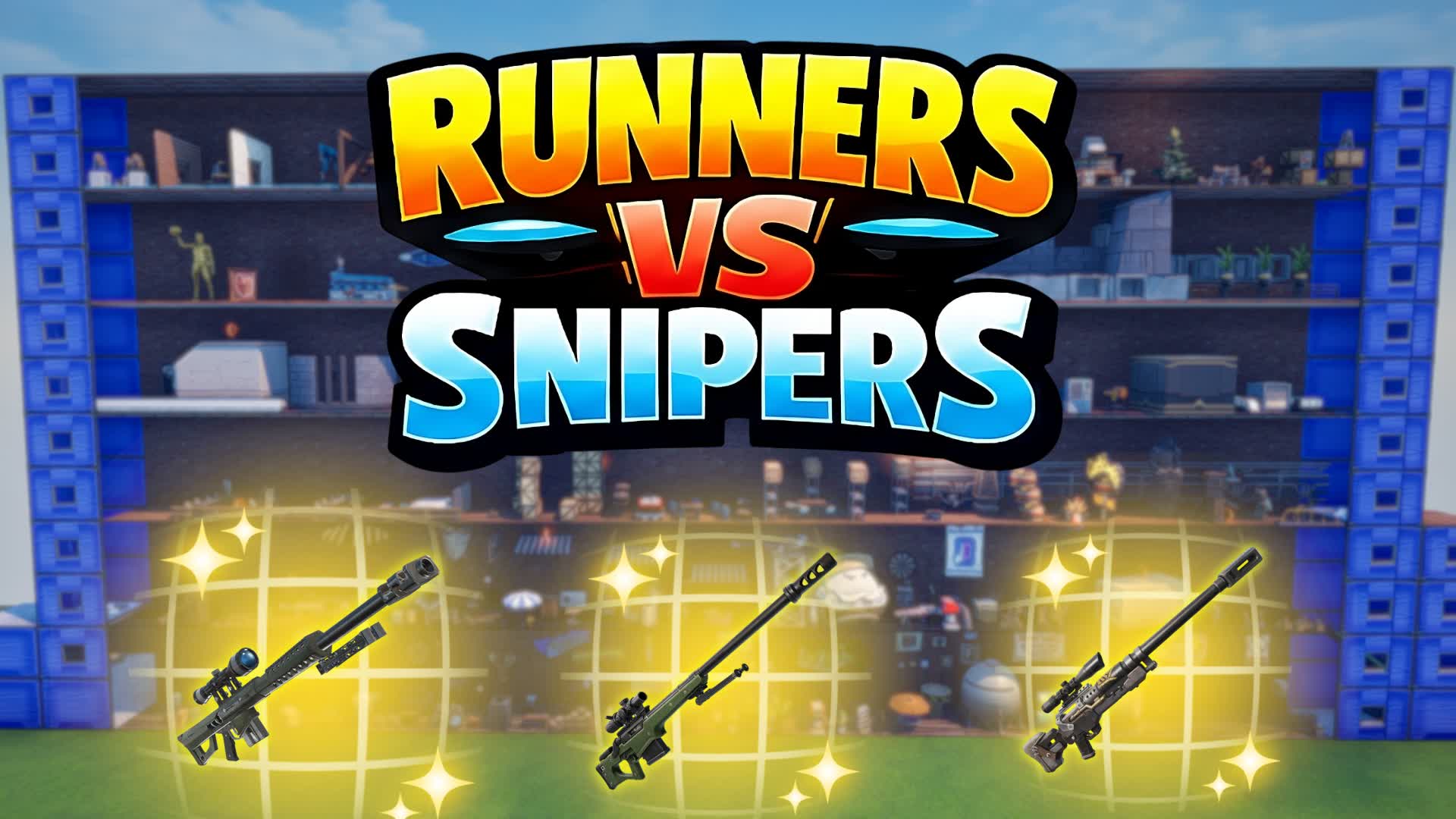 RUNNERS VS SNIPERS: SPEED VS AIM — Fortnite Creative map