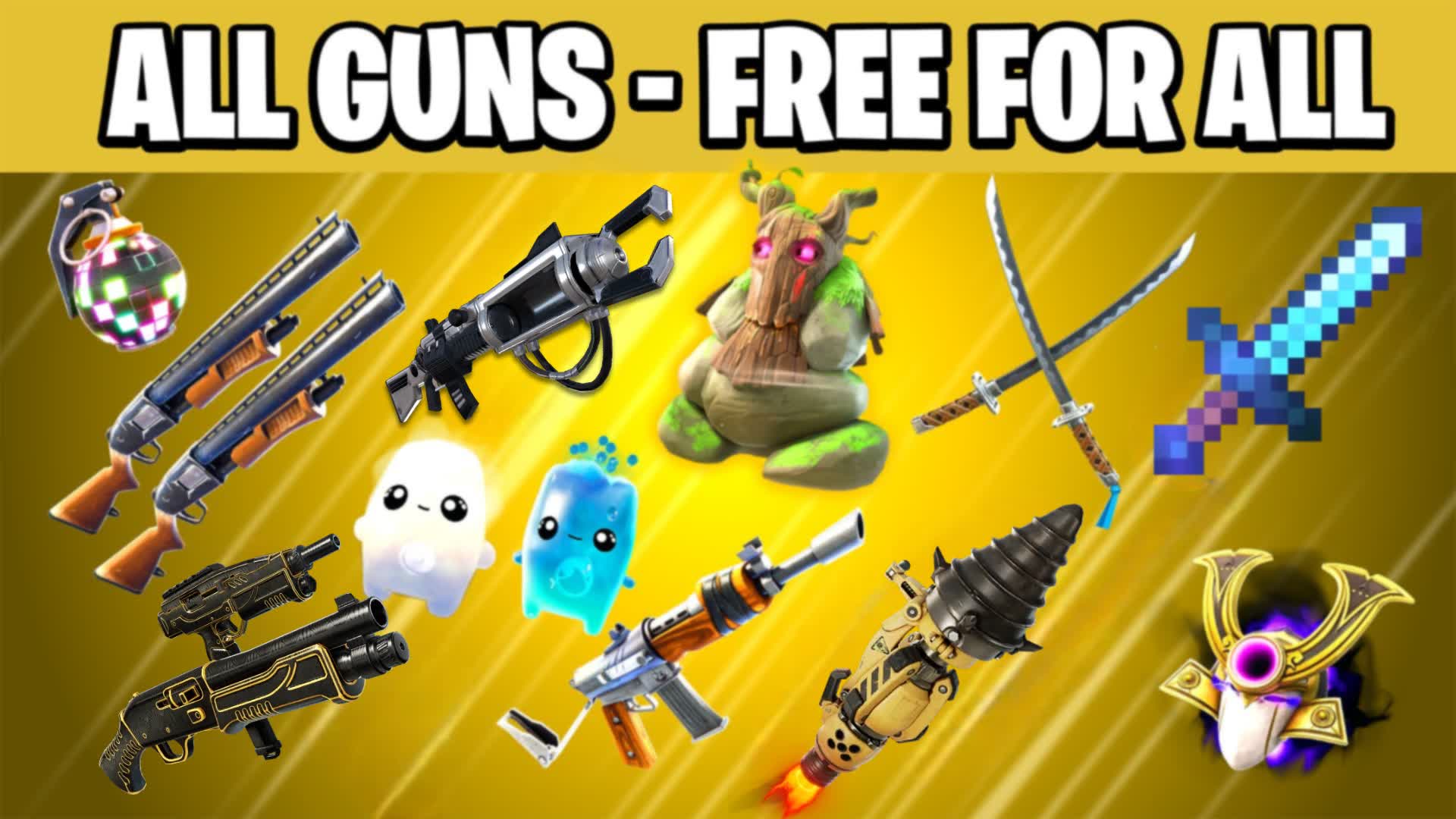 TMNT⭐MEME - FREE FOR ALL (ALL CARS) — Fortnite Creative map