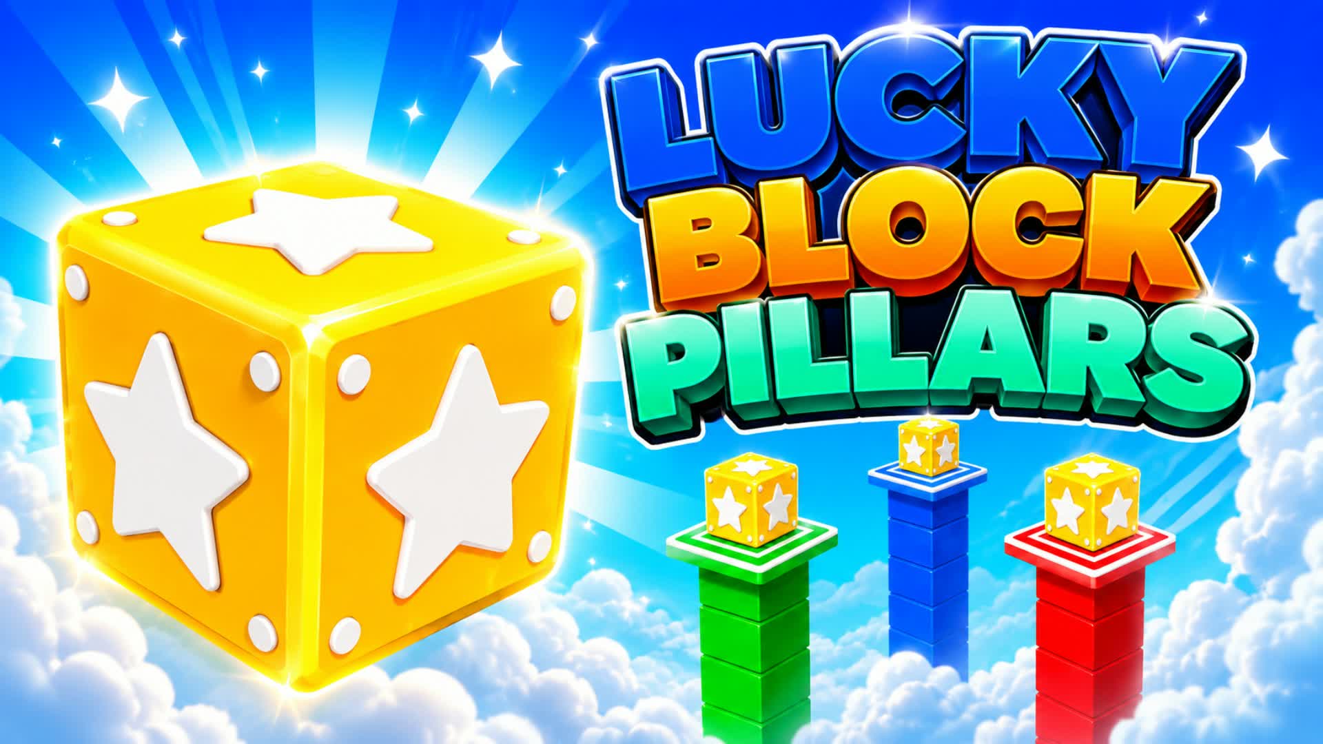LUCKY BLOCK PILLARS PILLERS PILARS FFA โ Fortnite Creative map