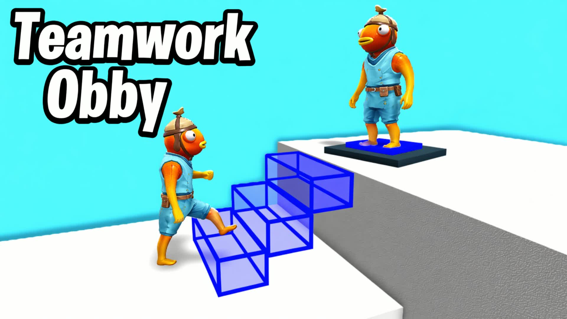 Teamwork Obby Tower — Fortnite Creative map