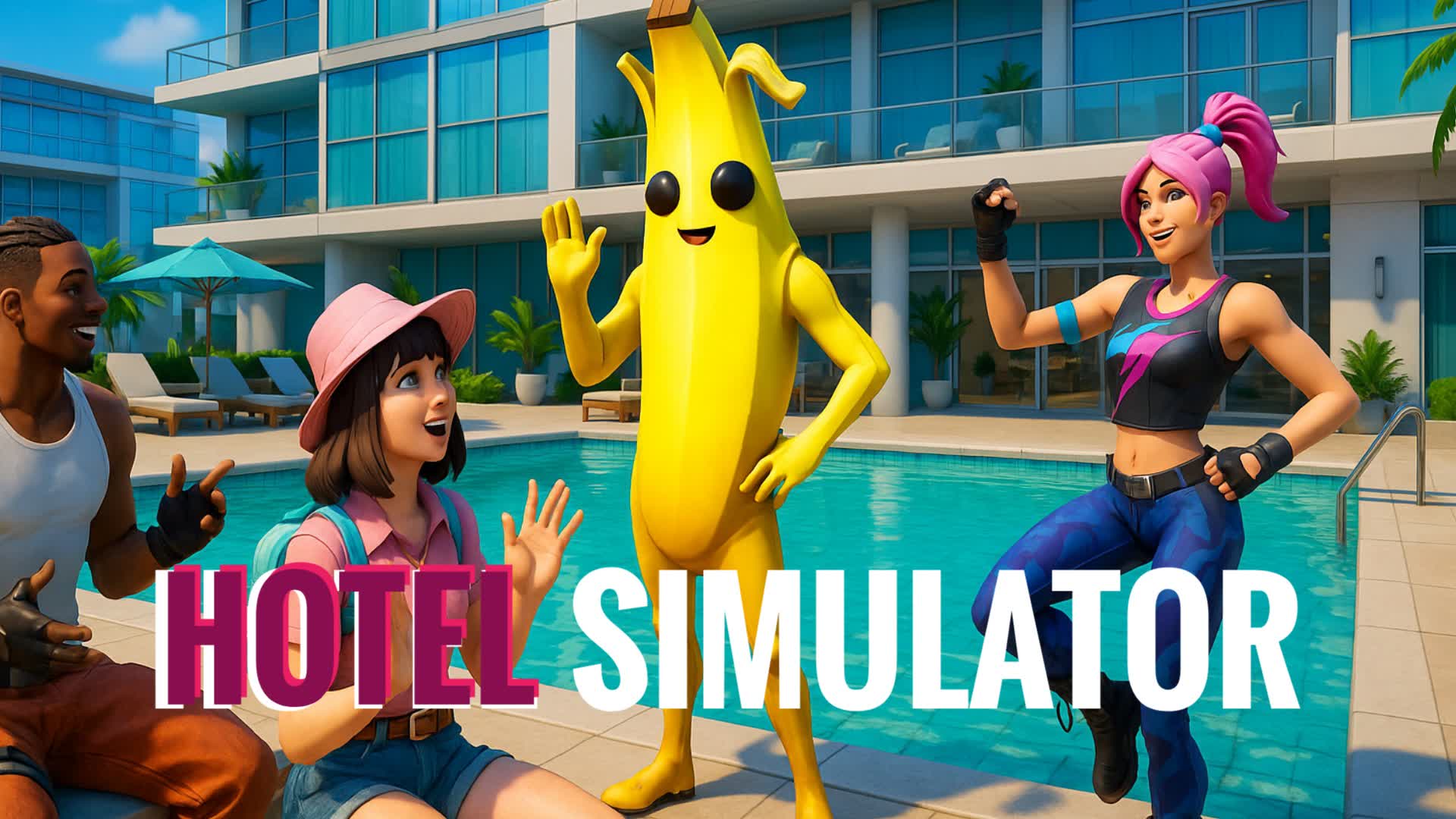 Hotel Simulator 🏨🌴 — Fortnite Creative map
