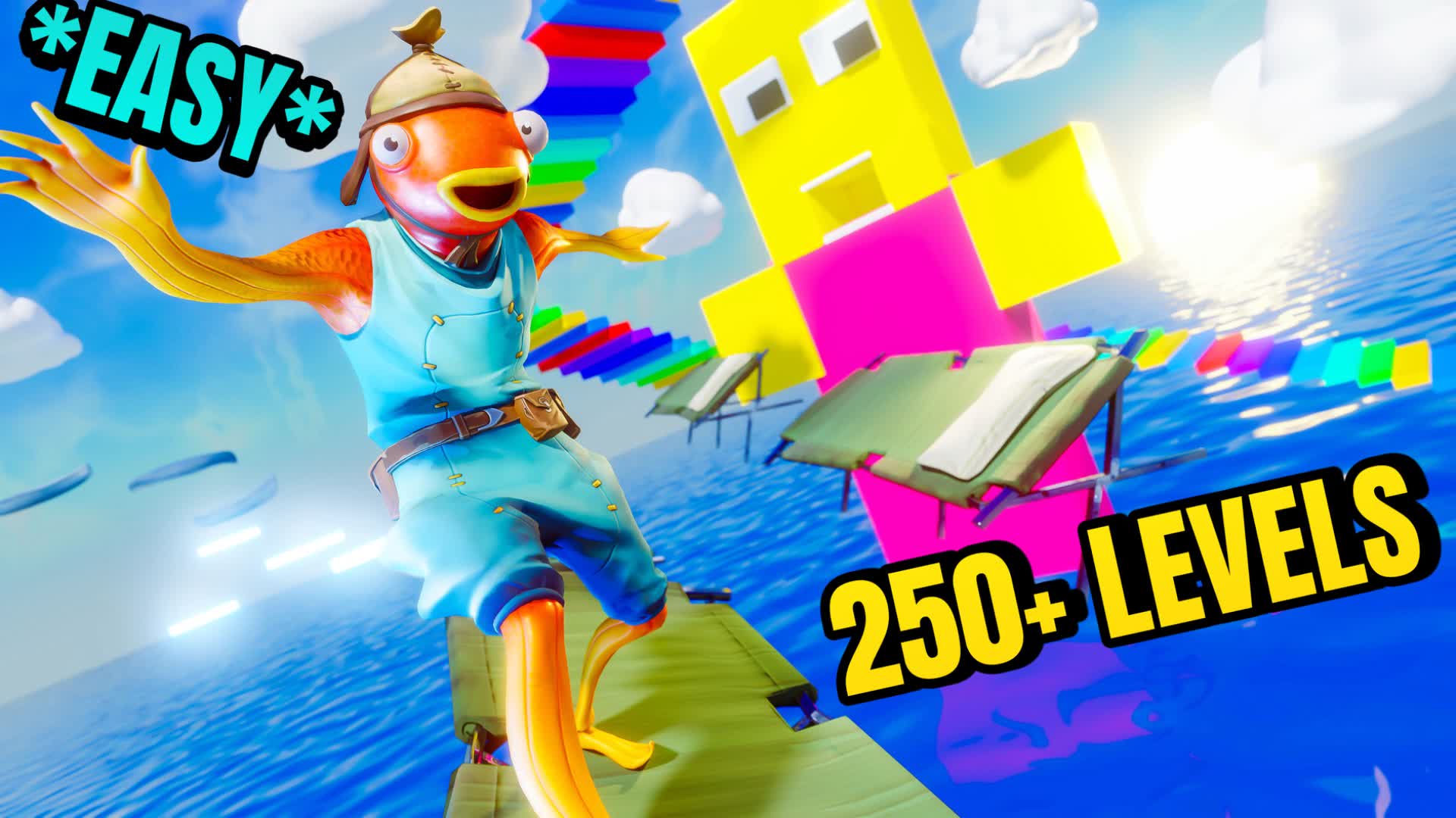 250 LEVEL’S OBBY PARKOUR⭐ — Fortnite Creative map