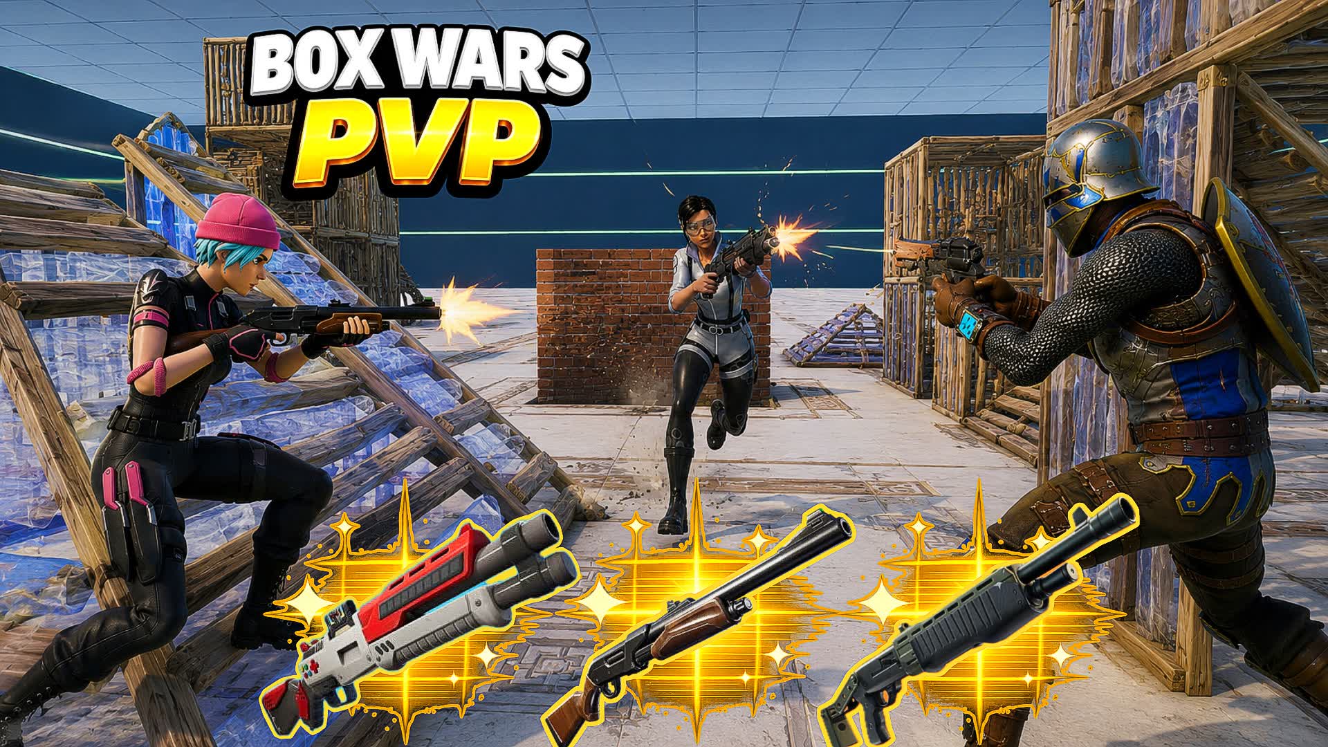 BOX WARS PVP — Fortnite Creative map
