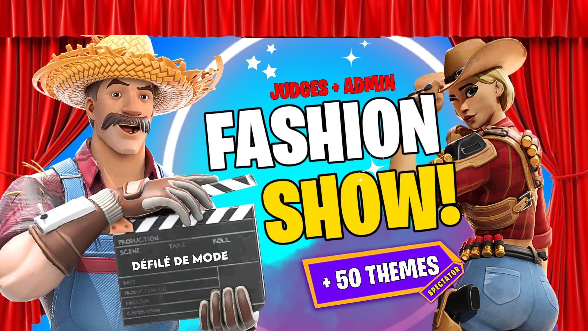 FASHION SHOW🌈SUSUCRES — Fortnite Creative map