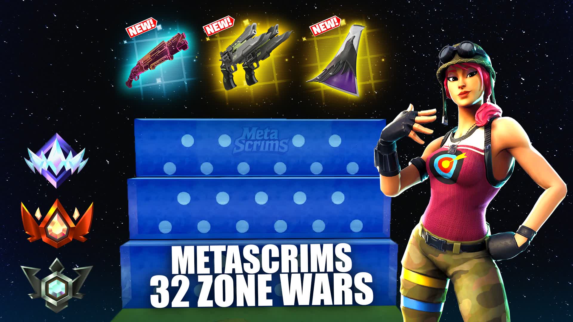 METASCRIMS (32 ZONE WARS) — Fortnite Creative map