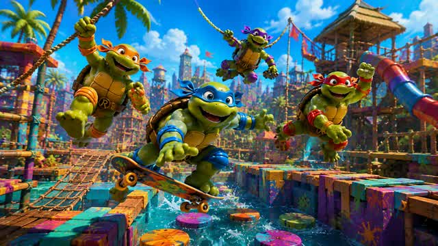 ๐ข EPIC TMNT BOT WORLD ๐ HEROES โ Fortnite Creative map