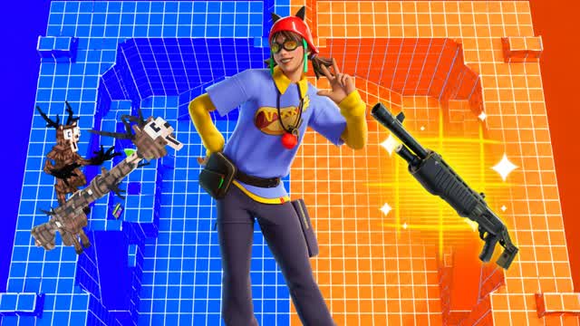 SUUPER BLUEE VS RRED — Fortnite Creative map