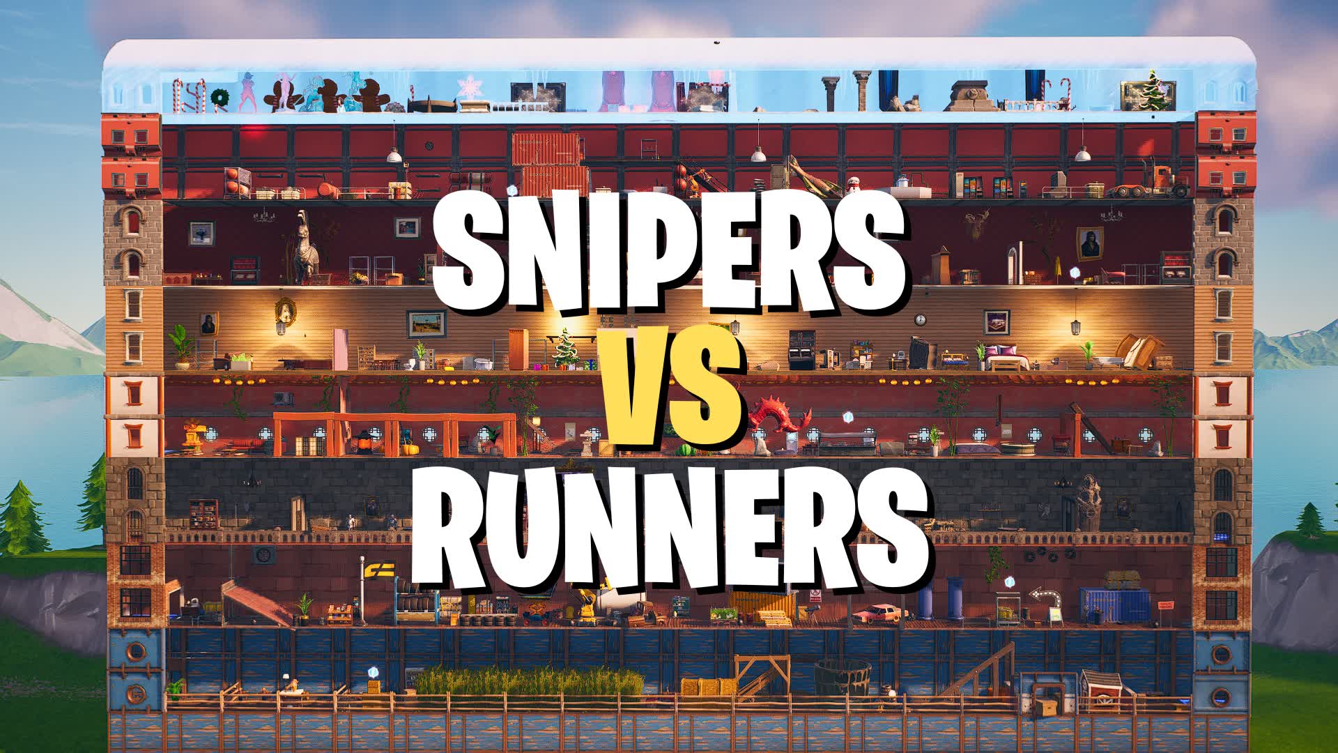 OG 🎯SNIPER VS RUNNERS🏃 — Fortnite Creative map