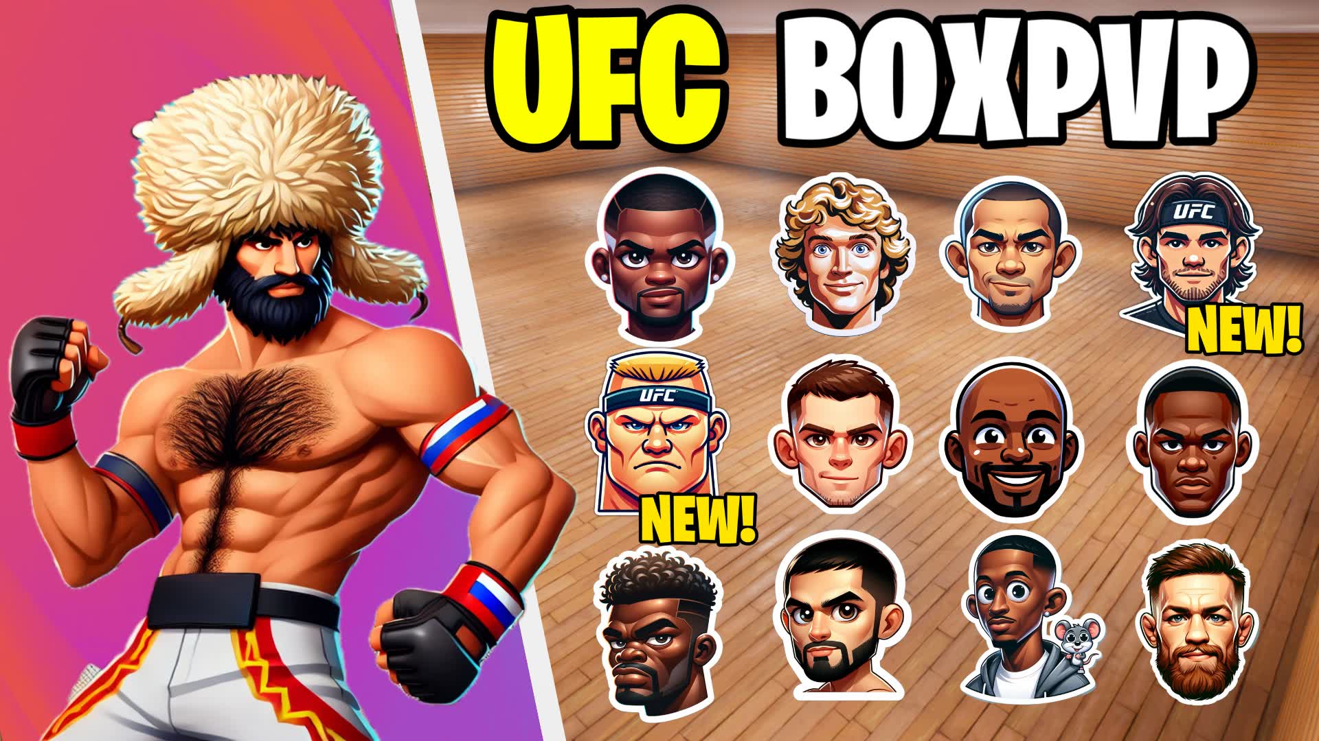 π₯ UFC Box Fight PvP π¦ β Fortnite Creative map