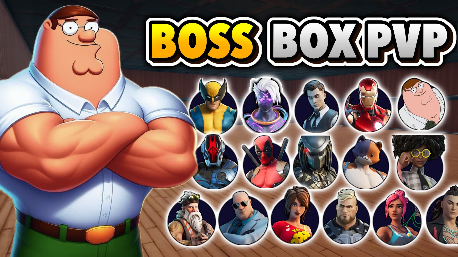 BOSS BOX PVP — Fortnite Creative map