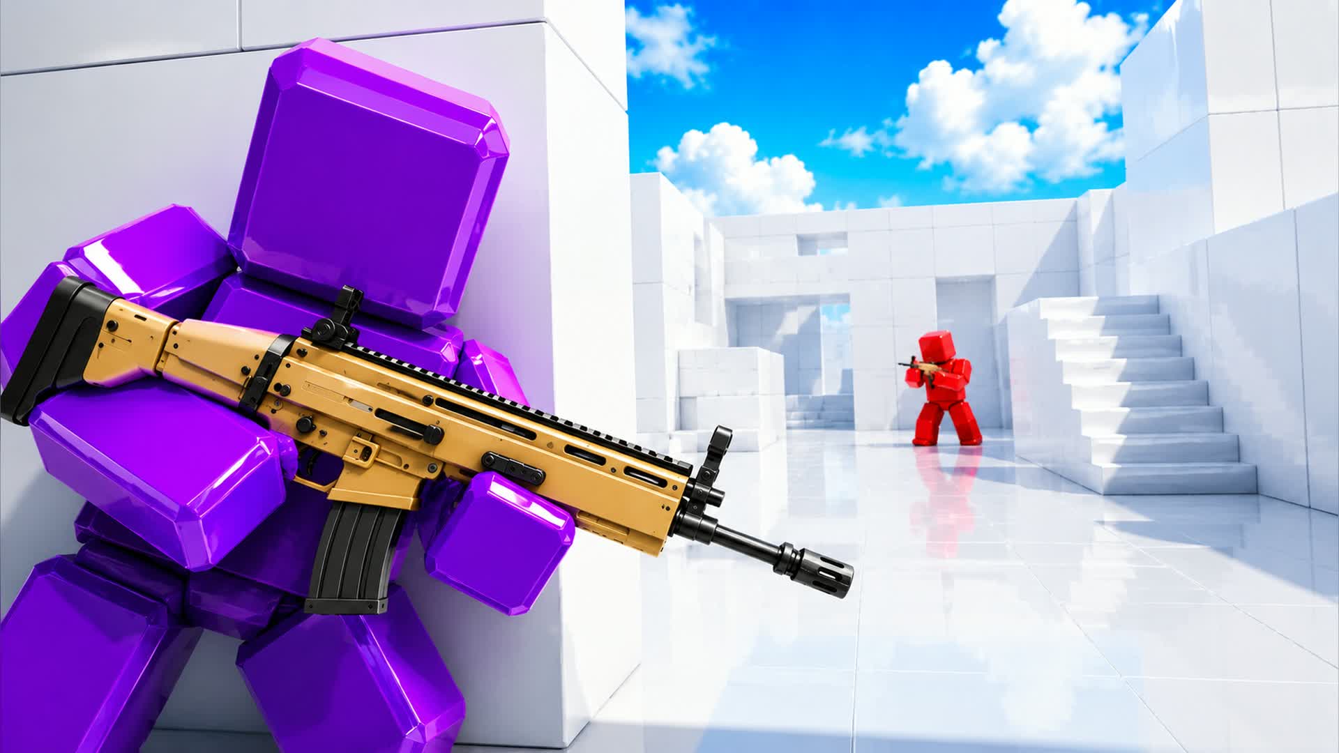 BLUE VS RED CLIP STORM π΅π΄ β Fortnite Creative map