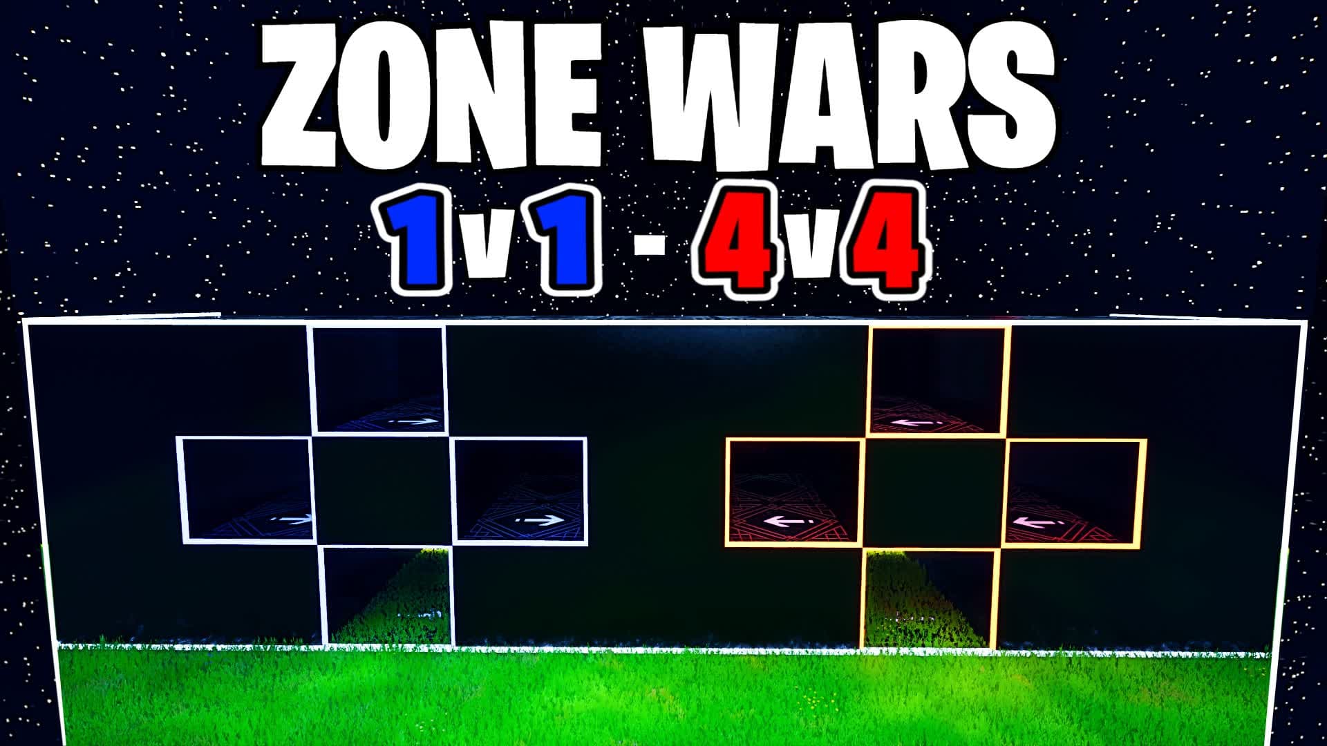 Endless Zone Wars (1v1 To 4v4) β Fortnite Creative map