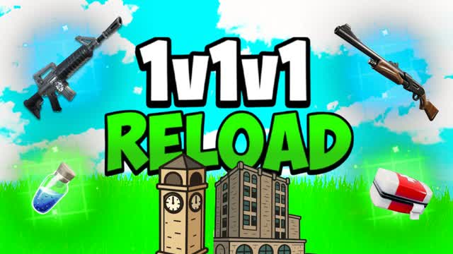 OG Tilted 1v1v1 Reload โ Fortnite Creative map
