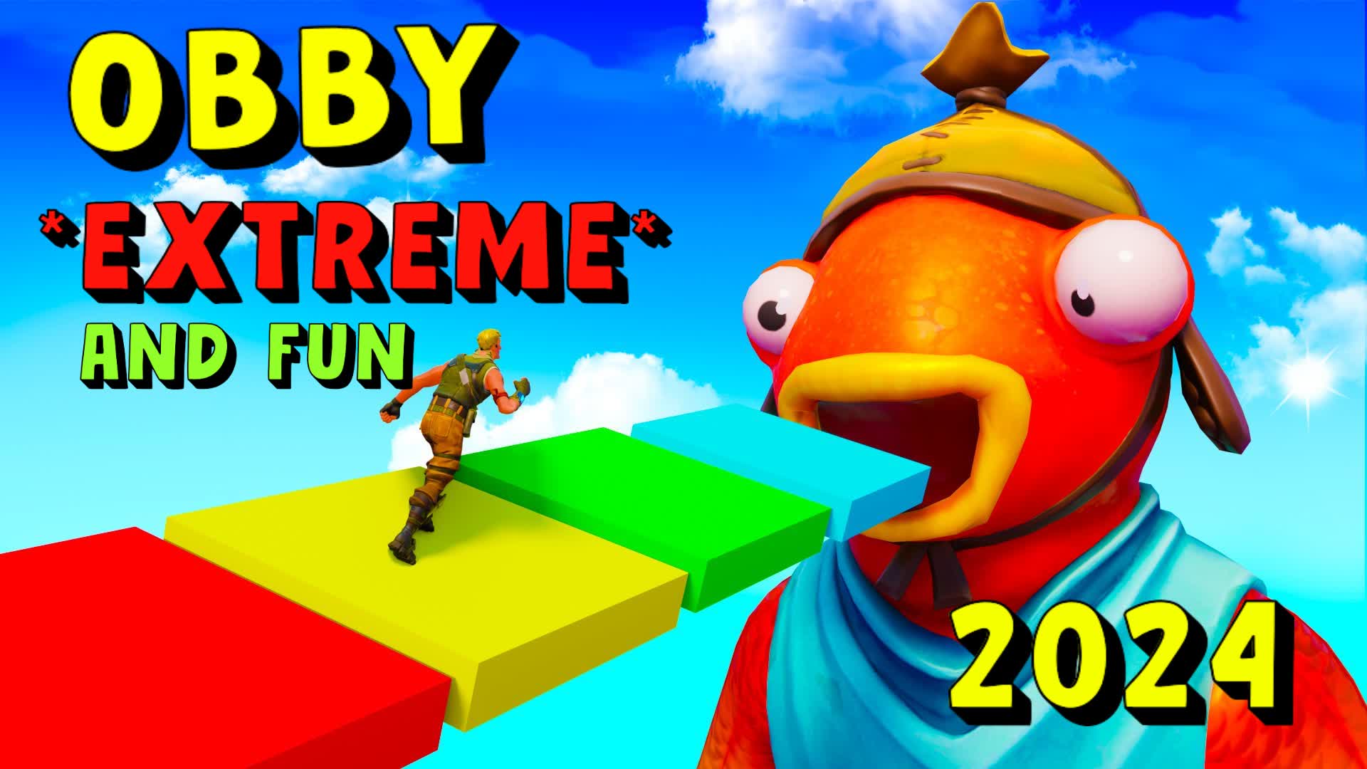 EXTREME OBBY PARKOUR⭐ — Fortnite Creative map