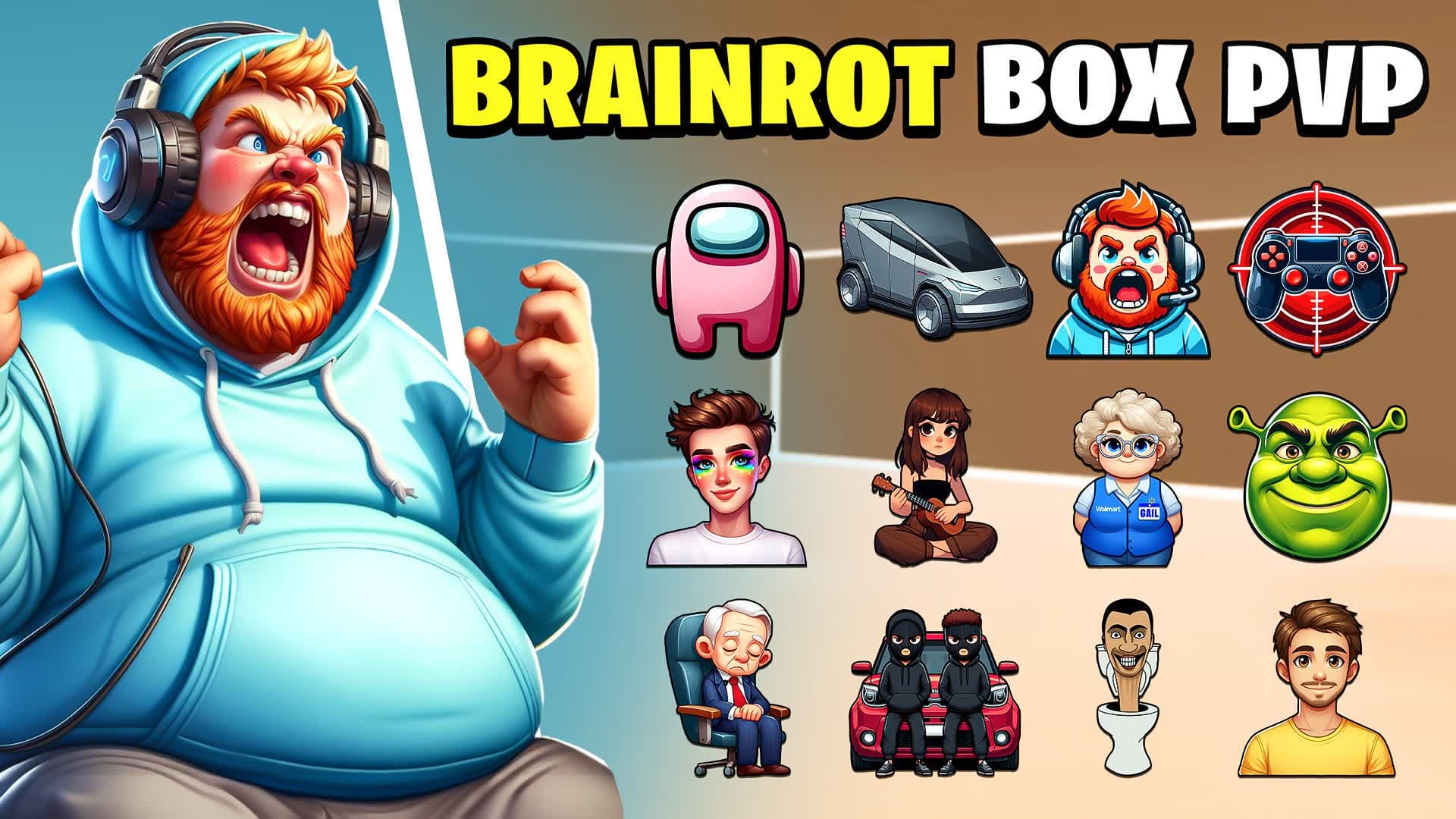 BRAINROT BOXFIGHTS📦 — Fortnite Creative map