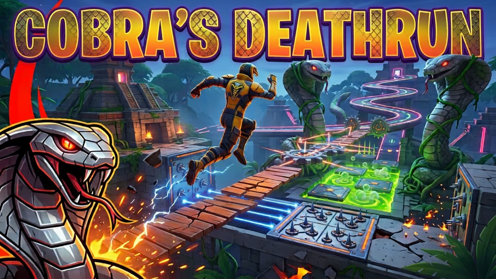 COBRA'S DEATHRUN HARD 12 levels (5112)π β Fortnite Creative map