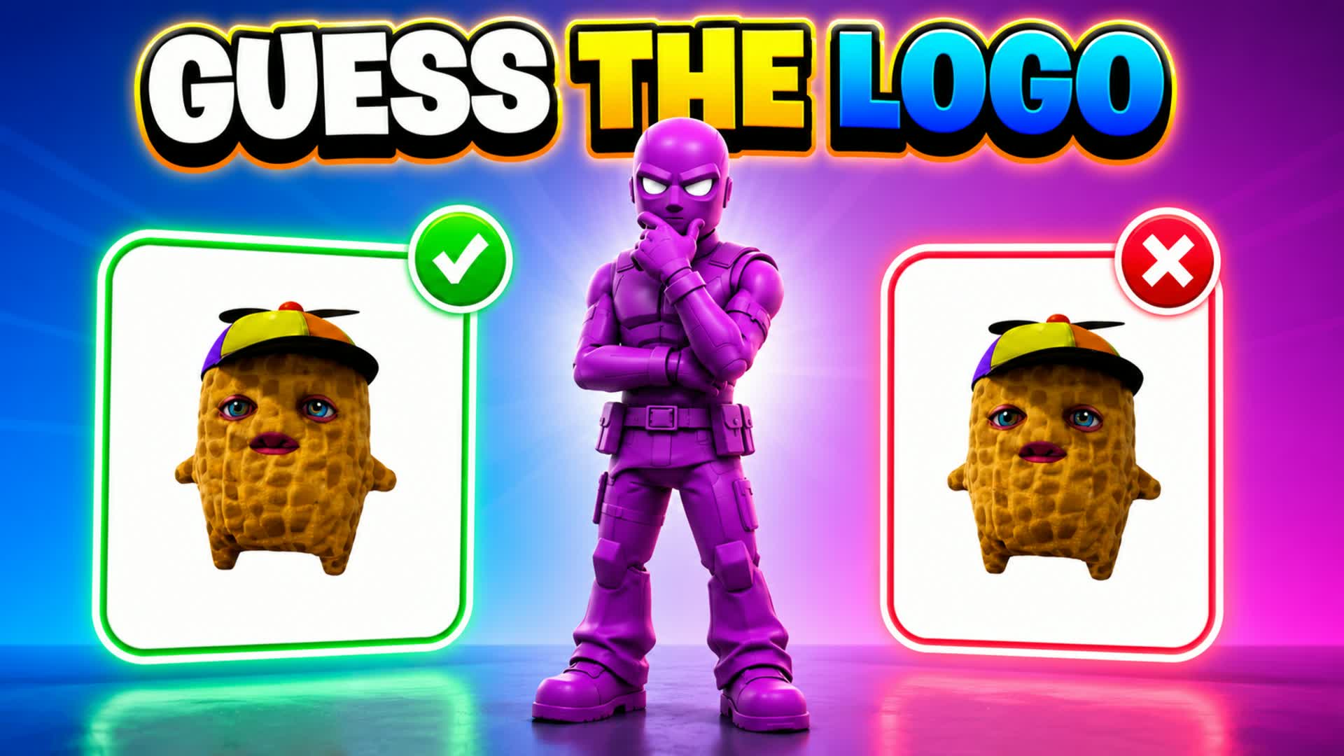 GUESS THE LOGO MINIUNC🔎 — Fortnite Creative map
