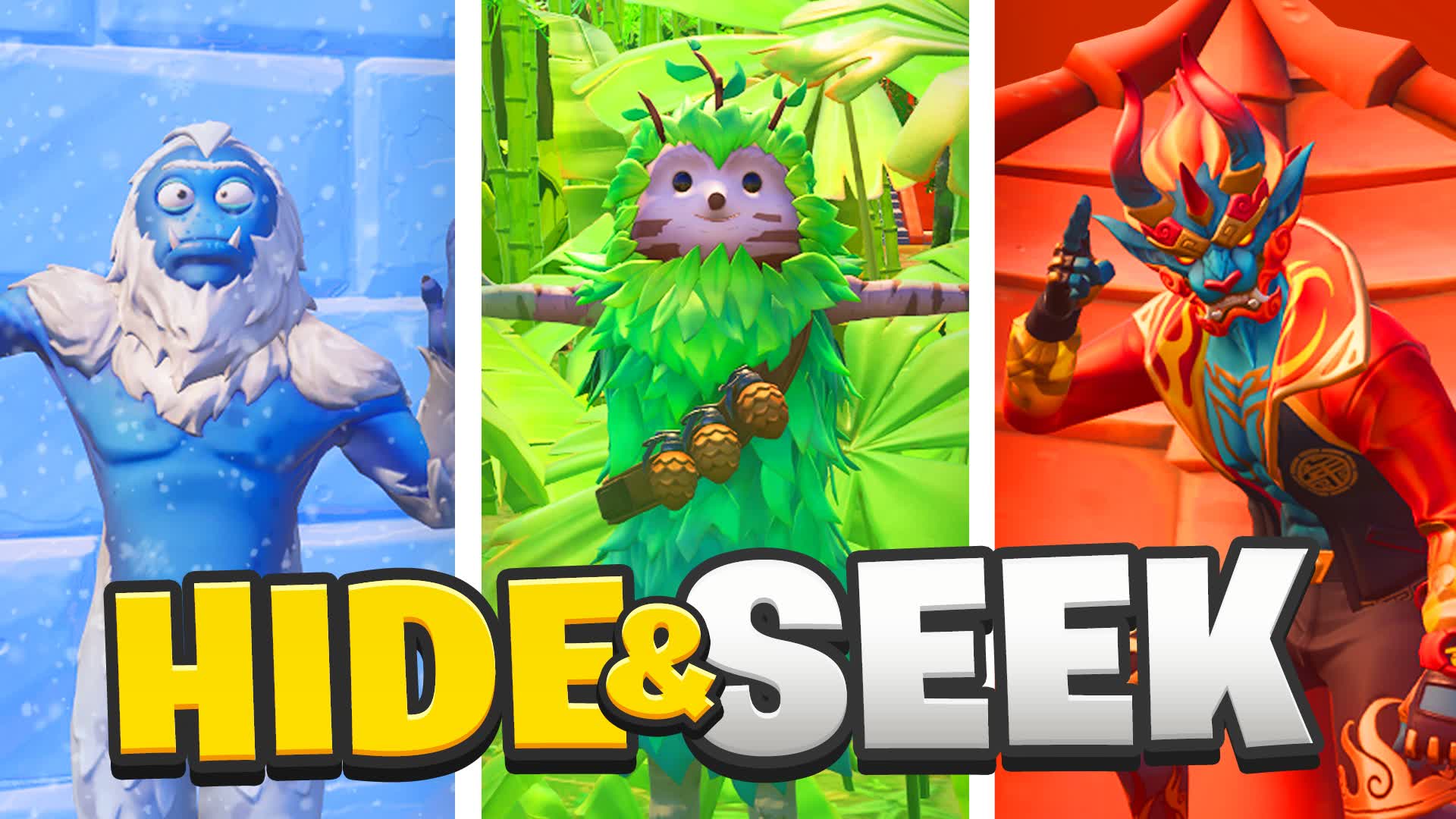XXL HIDE AND SEEK 🔎 — Fortnite Creative map