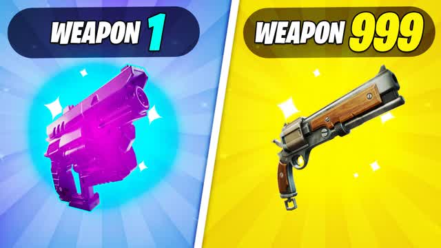 🚀GUN GAME 🎯ONE SHOT — Fortnite Creative map