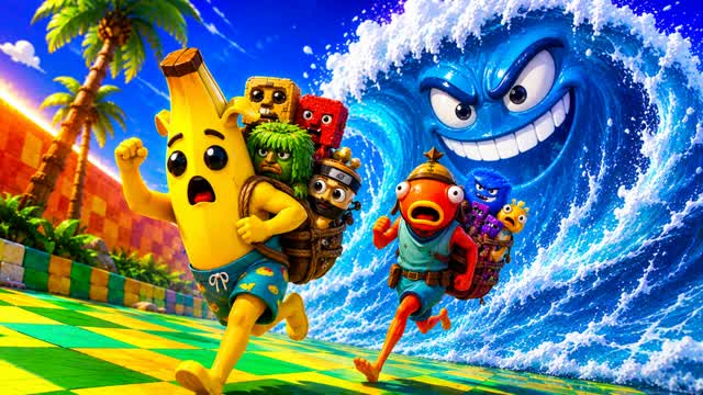 🌊TSUNAMI BRAINROTS — Fortnite Creative map