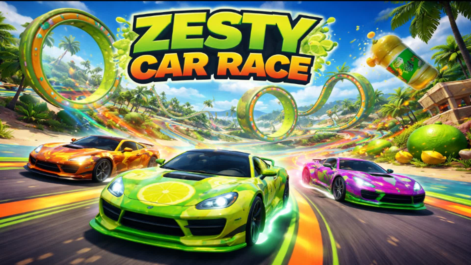 Gay Car Race — Fortnite Creative map