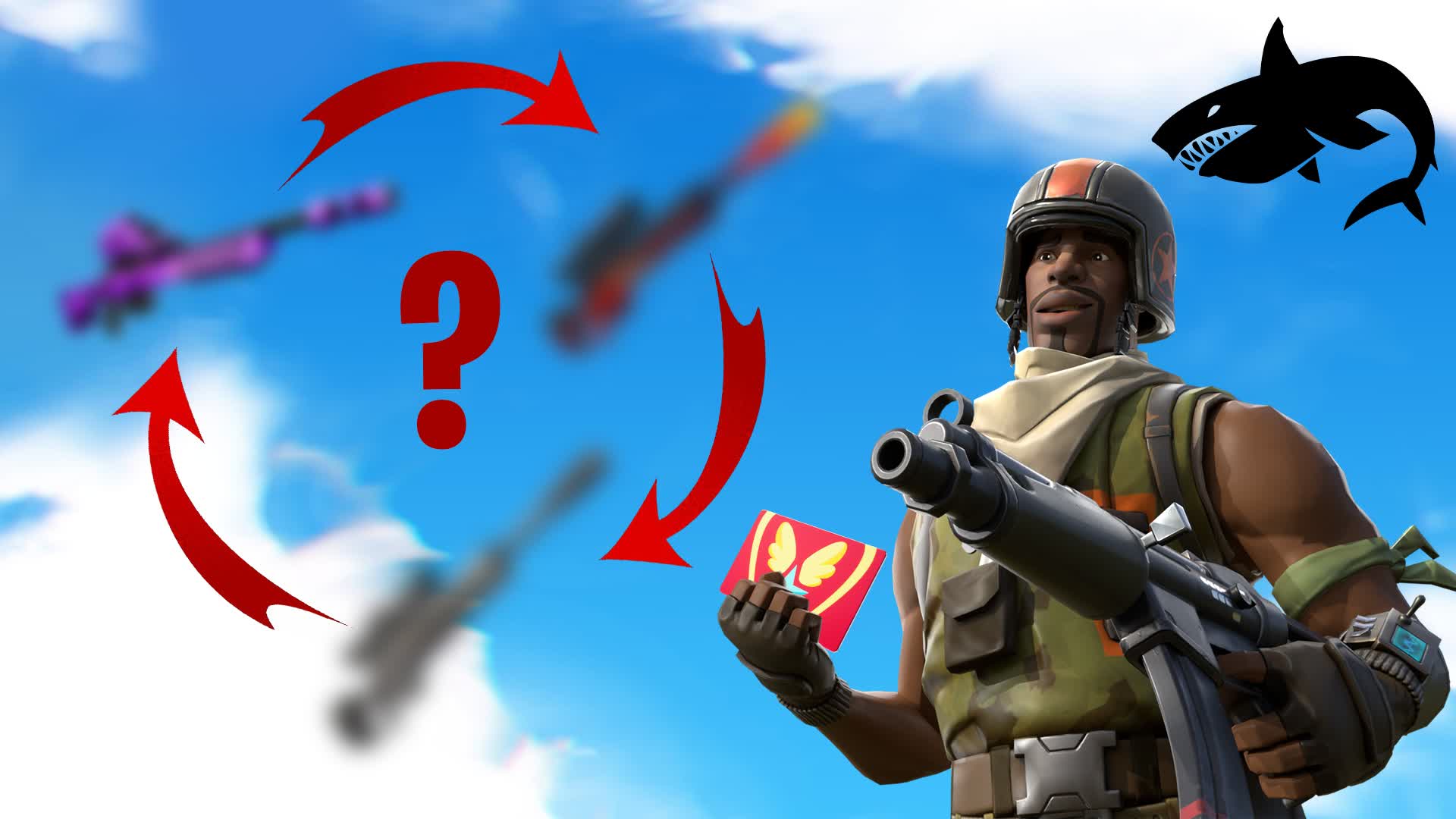 Jeux d'armes sniper le Requin — Fortnite Creative map