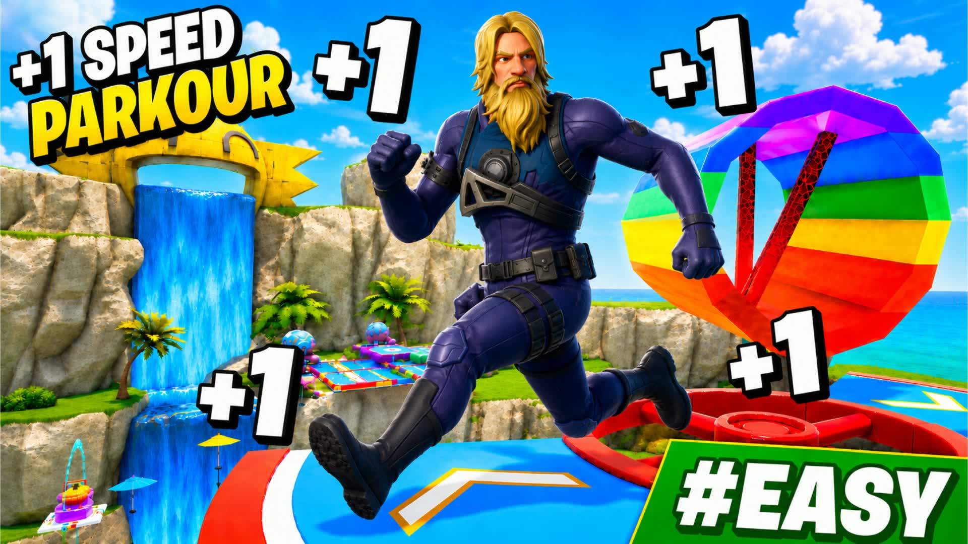 +1 Speed Parkour β Fortnite Creative map