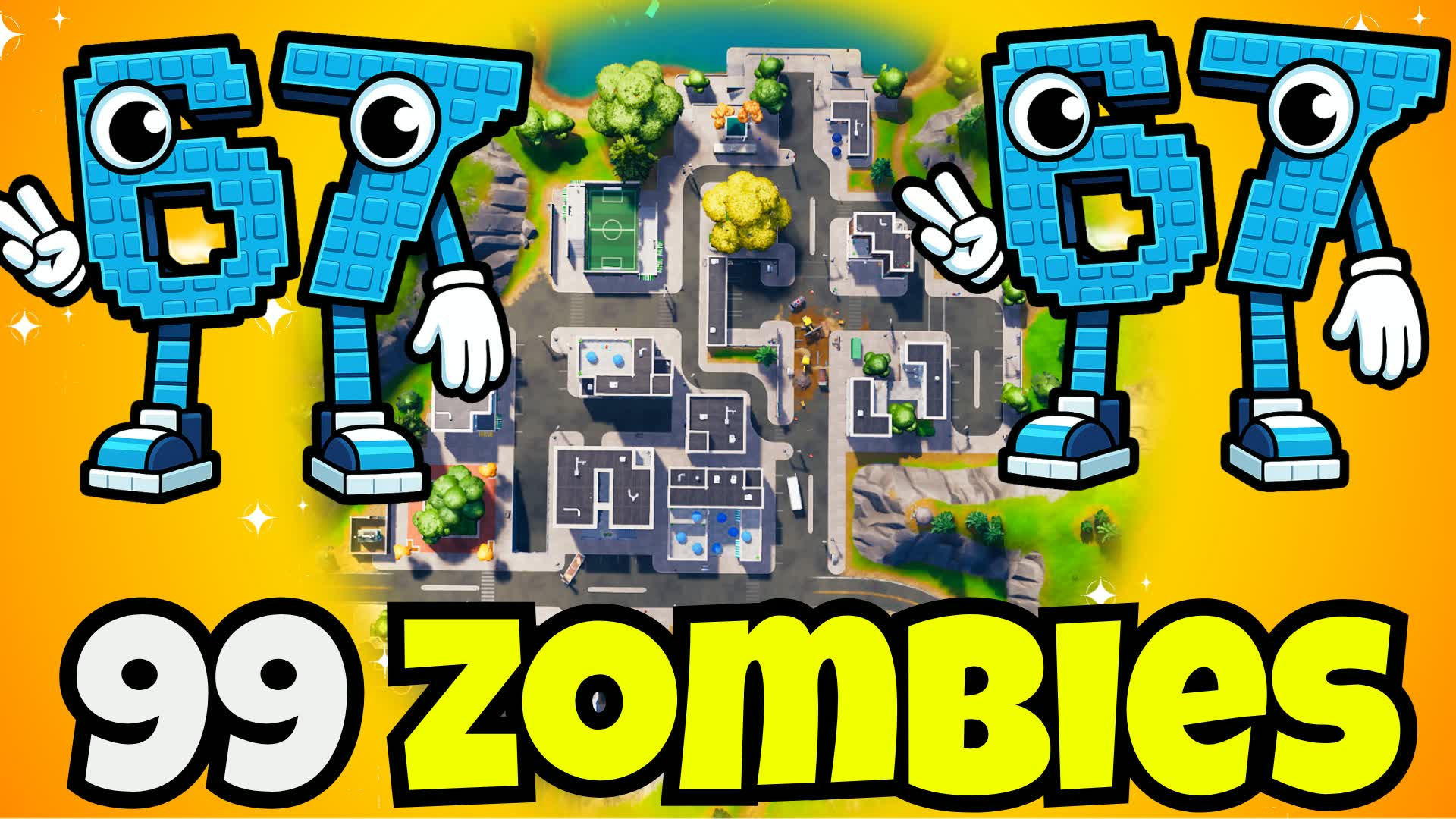 99 Zombies OG Zombie Royale 🏆 — Fortnite Creative map