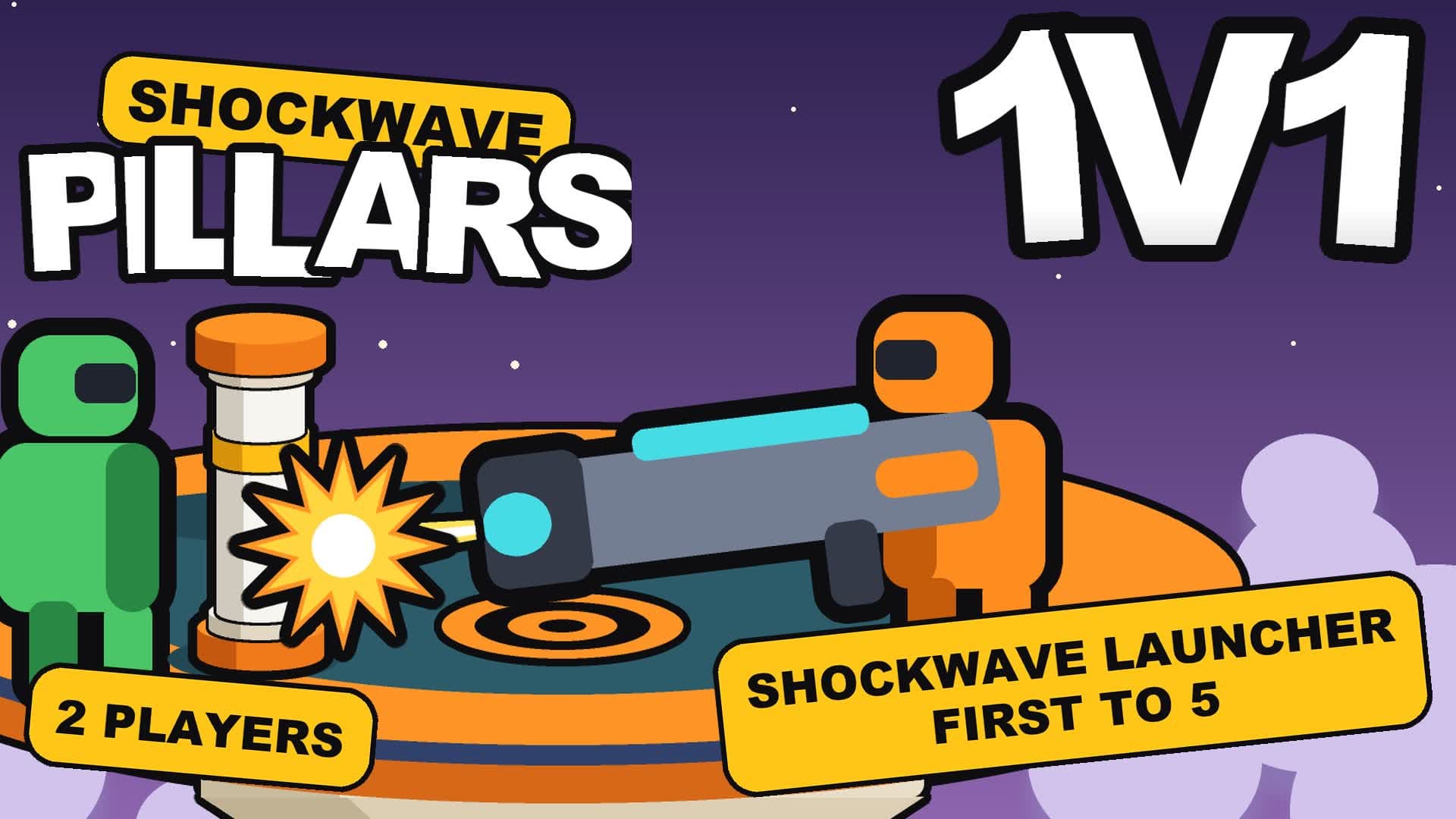 SHOCKWAVE LAUNCHER 1V1 PILLARS — Fortnite Creative map