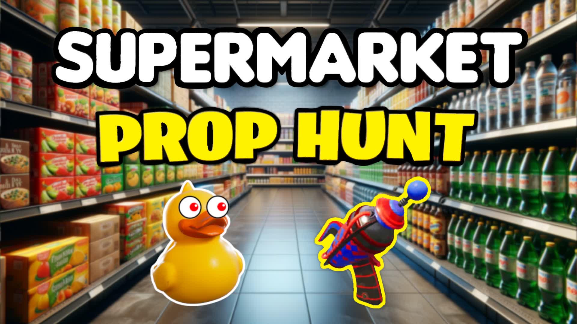 SUPERMARKET PROP HUNT π β Fortnite Creative map