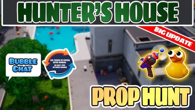 HUNTER'S HOUSE PROP HUNT ๐ โ Fortnite Creative map