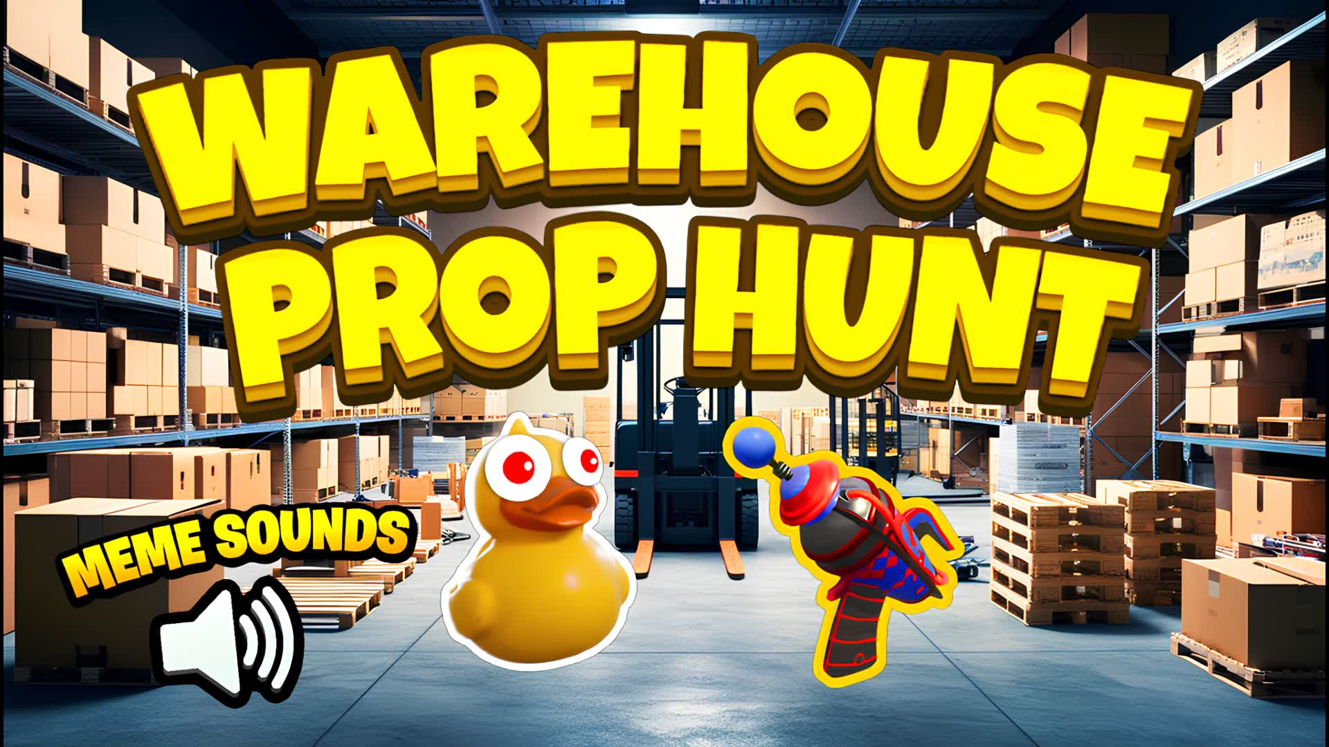 WAREHOUSE PROP HUNT📦 — Fortnite Creative map