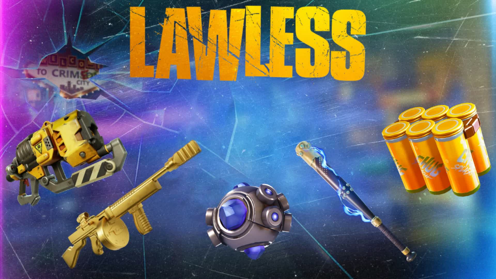Lawless Battle — Fortnite Creative map
