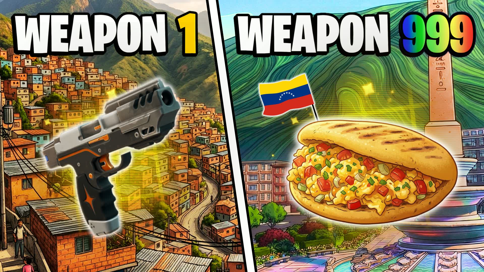 VENEZUELA GUN GAME 🎯 FFA — Fortnite Creative map