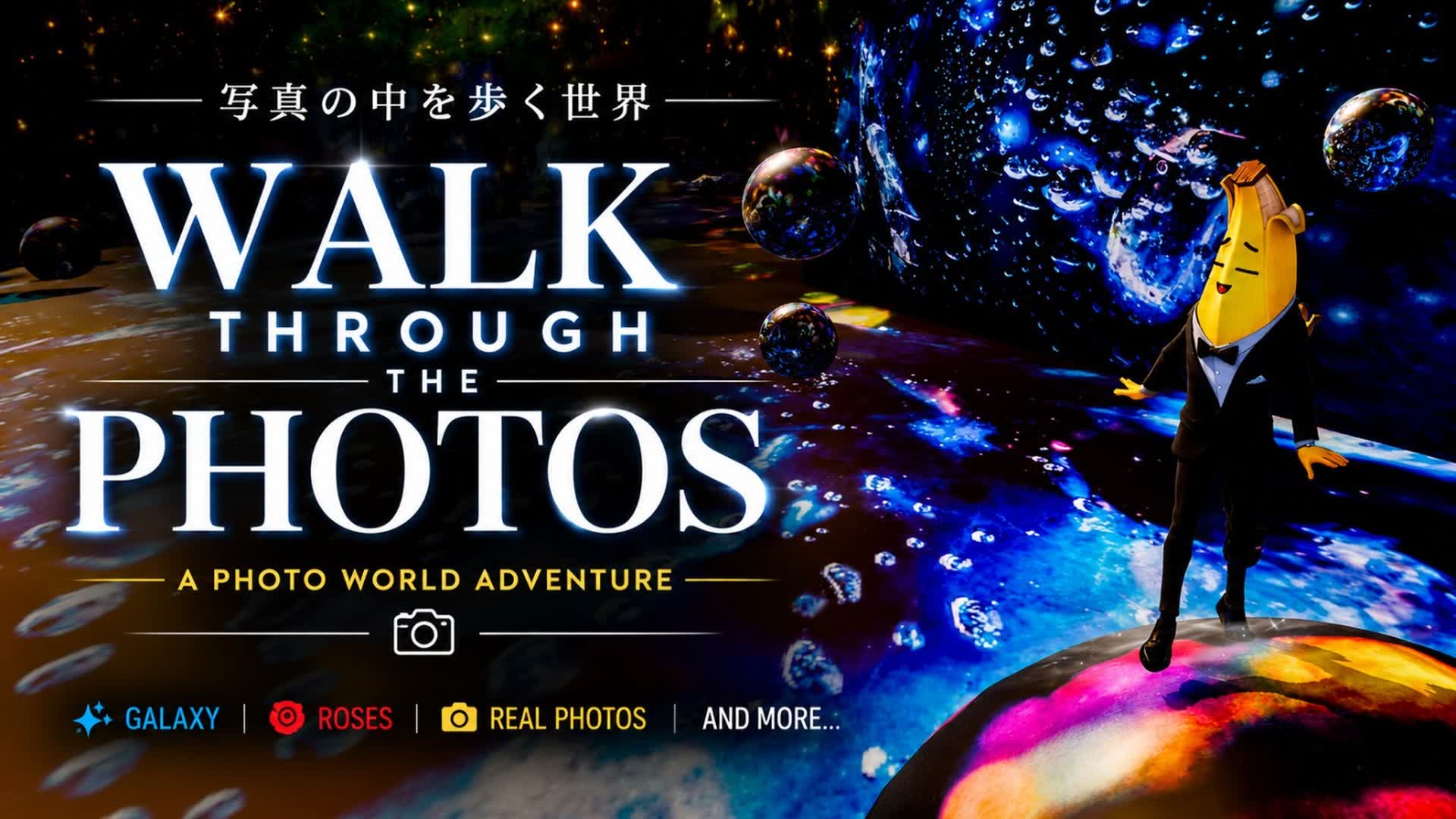 WALK THROUGH THE PHOTOS | 写真の中を歩く世界 — Fortnite Creative map