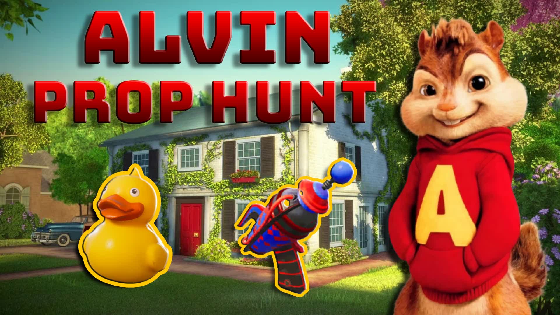 Alvin Prop Hunt — Fortnite Creative map