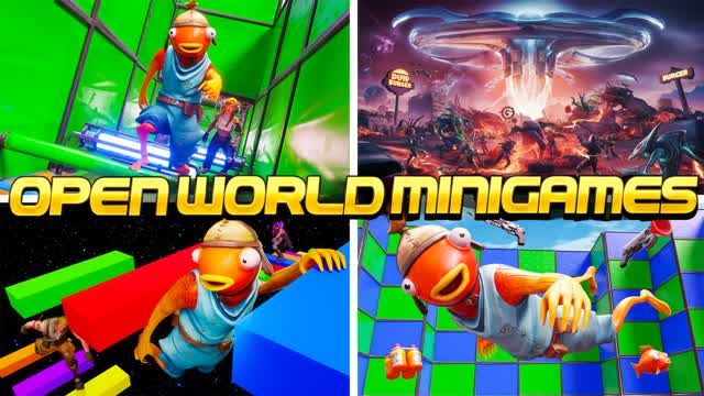 👑OPEN WORLD MINIGAMES👑 — Fortnite Creative map