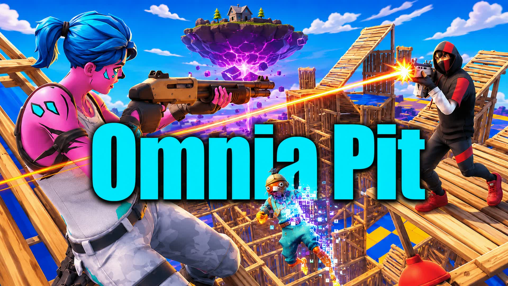 Omnia Pit - Free For All — Fortnite Creative map