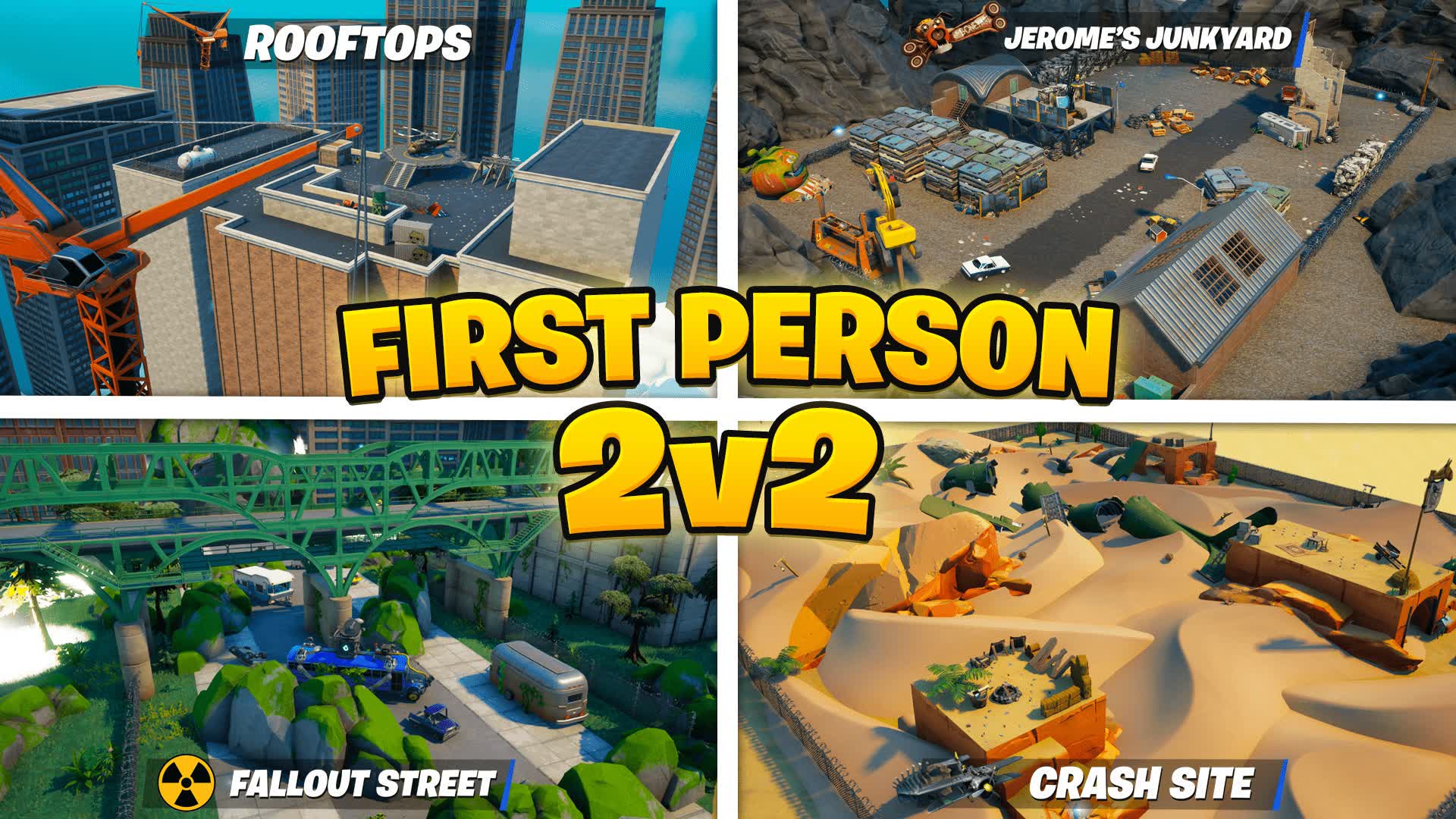π« FIRST PERSON 2V2 β Fortnite Creative map