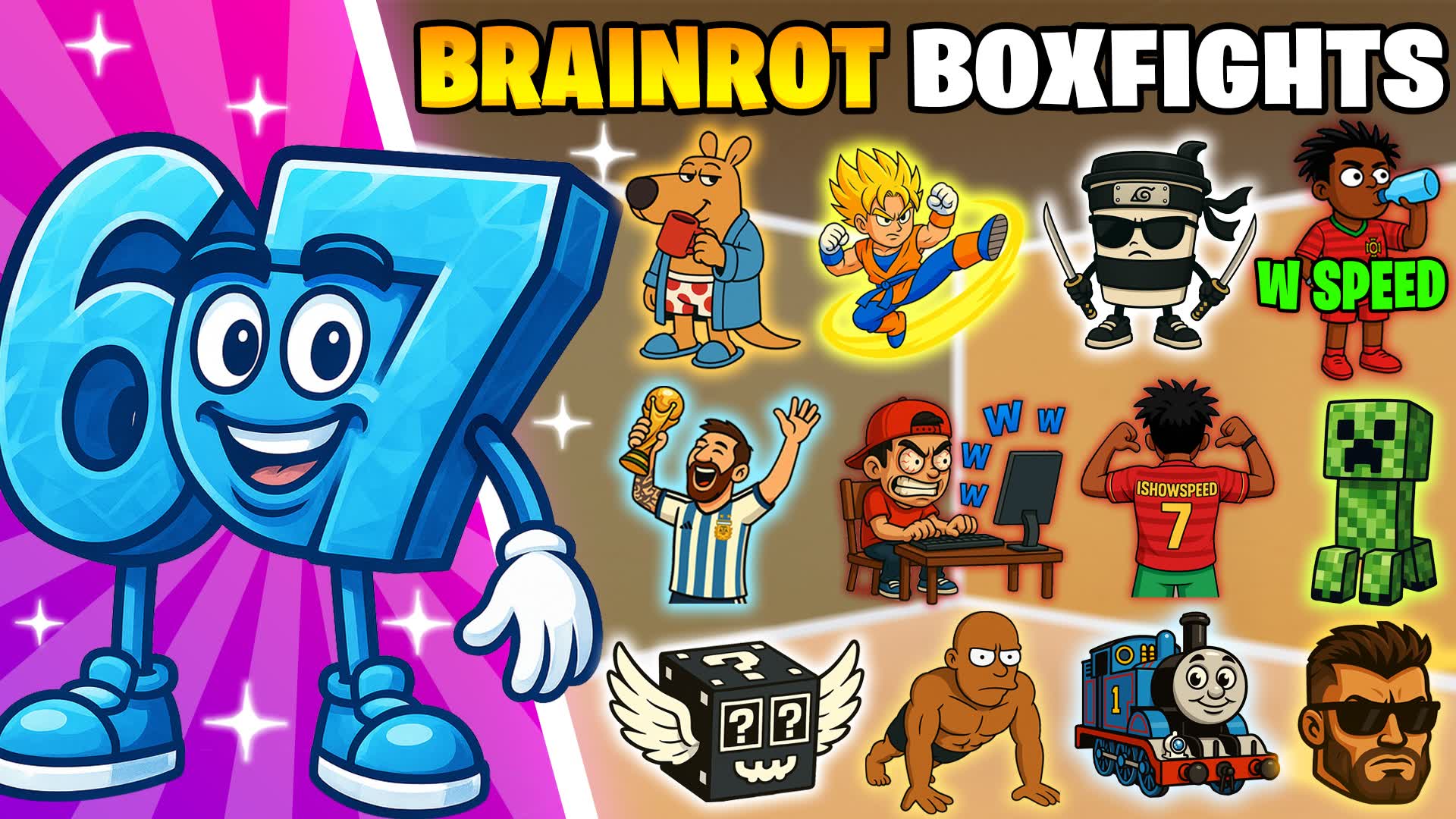 INSANE BRAINROT BOXFIGHTS😂 — Fortnite Creative map