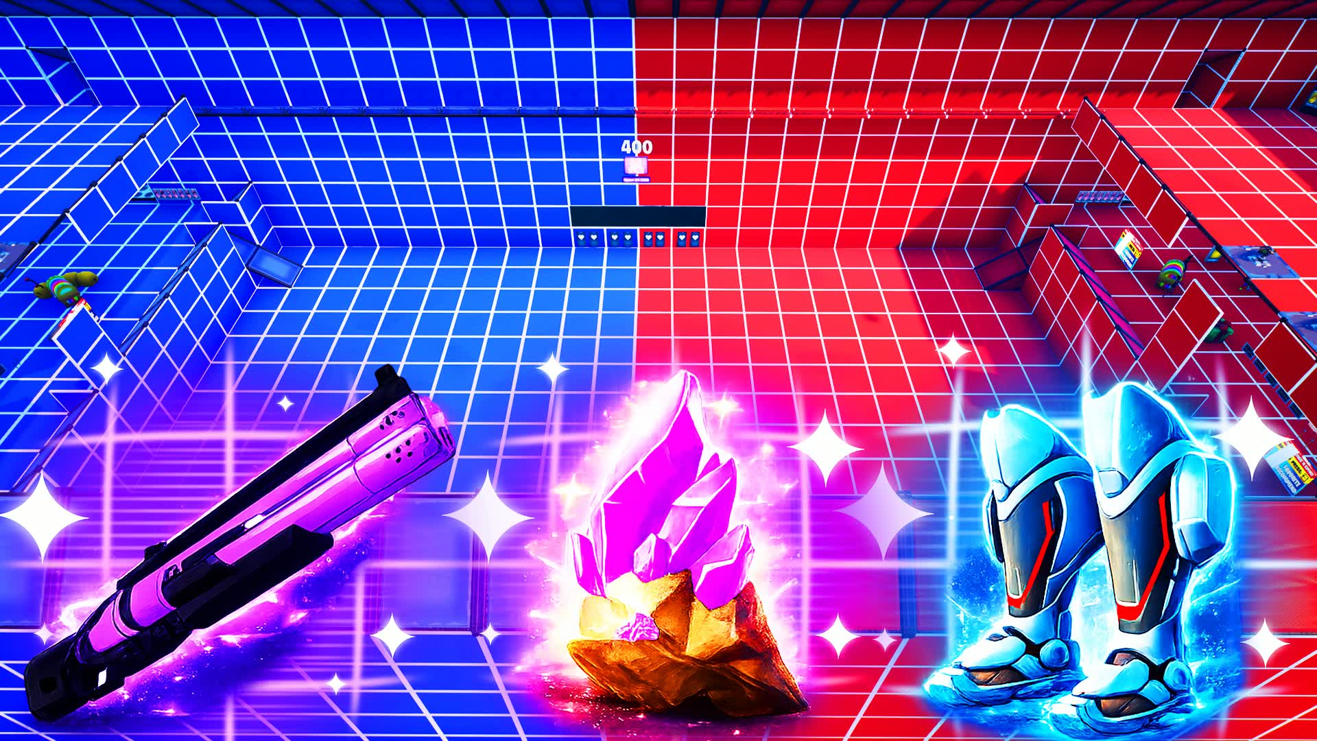 RED VS BLUE🔴RVB🔵⭐️STAR GUN⭐️ — Fortnite Creative map