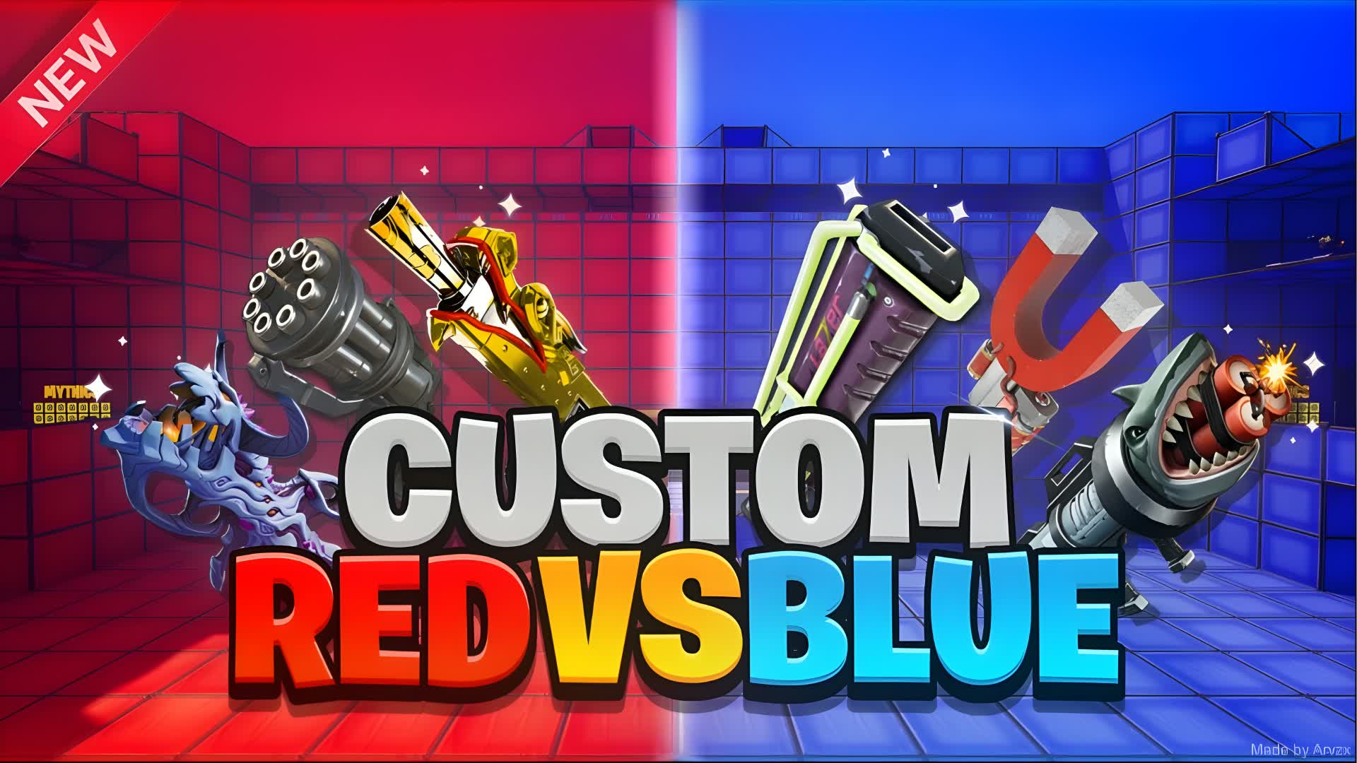 CUSTOM RVB RED VS BLUE π΄π΅ β Fortnite Creative map