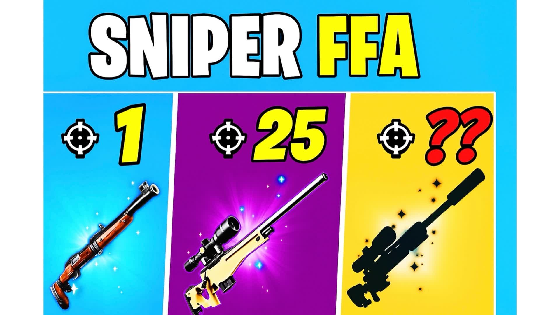 Sniper FFA — Fortnite Creative map