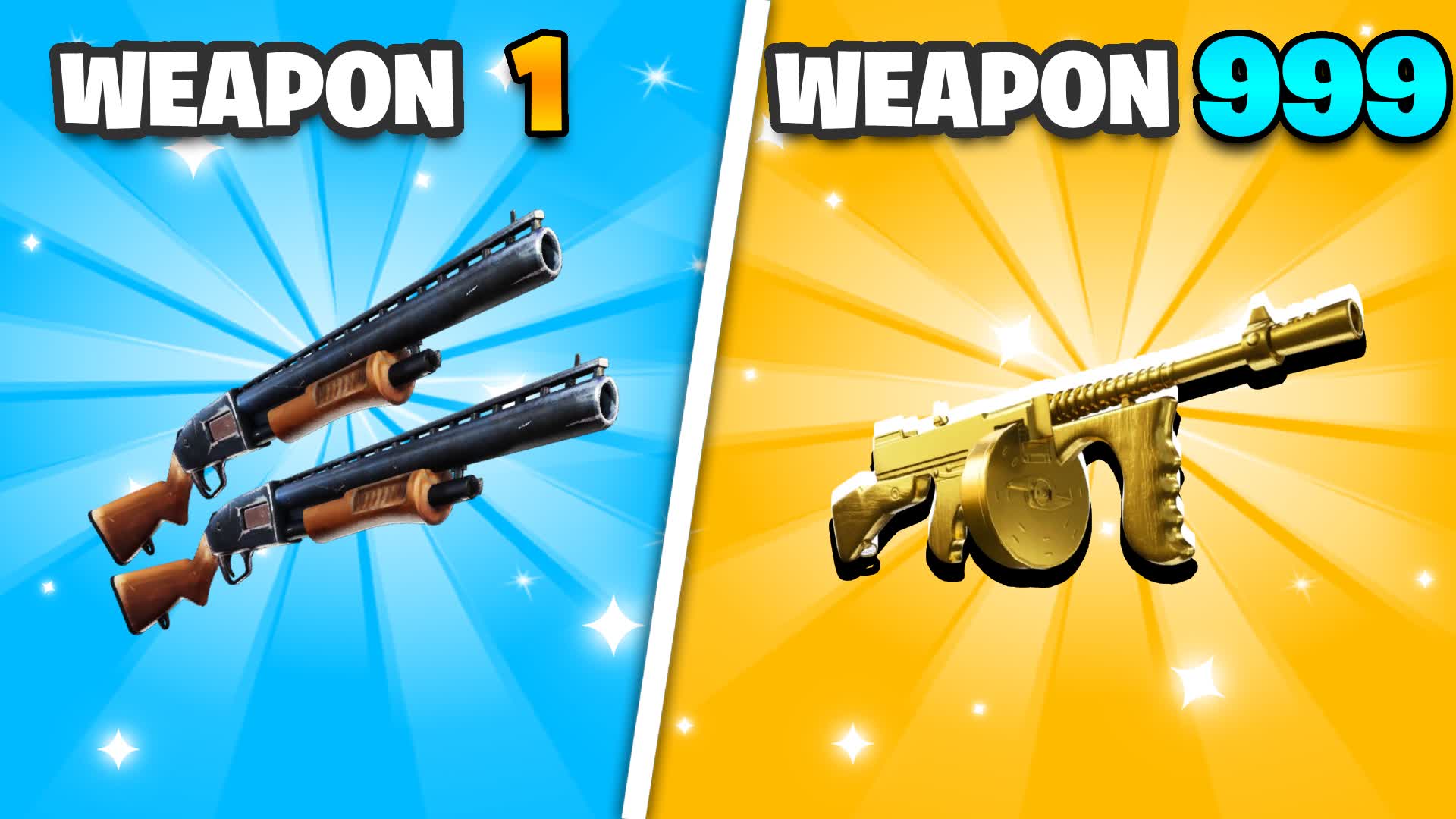 🔫ONE SHOT - GUN GAME — Fortnite Creative map