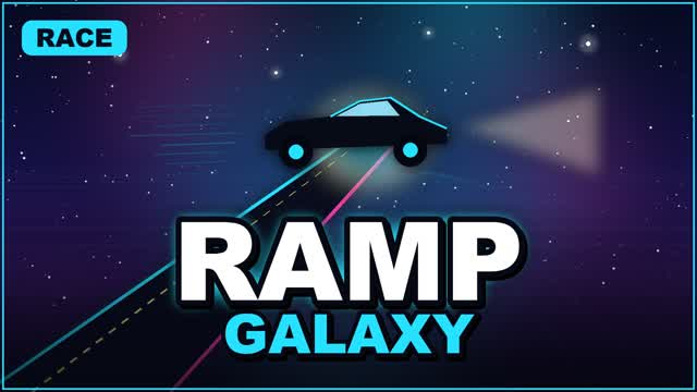 Ramp Galaxy: Space Mega Ramp Race — Fortnite Creative map