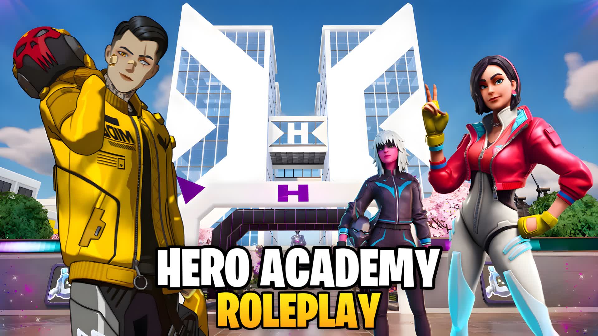 🦸Hero Academy Roleplay🦸 — Fortnite Creative map