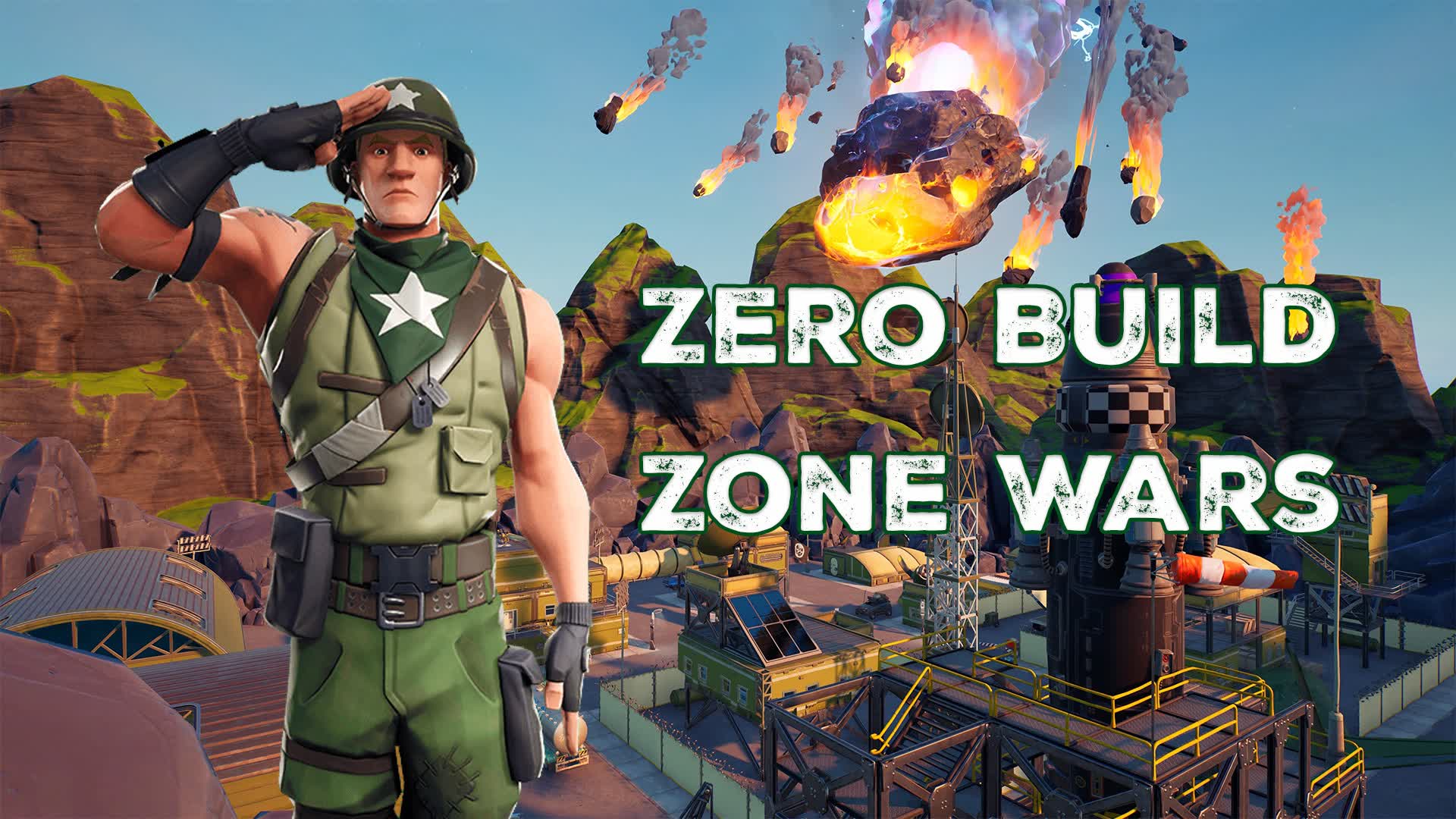 Zone Wars - Obliterated Outpost — Fortnite Creative map