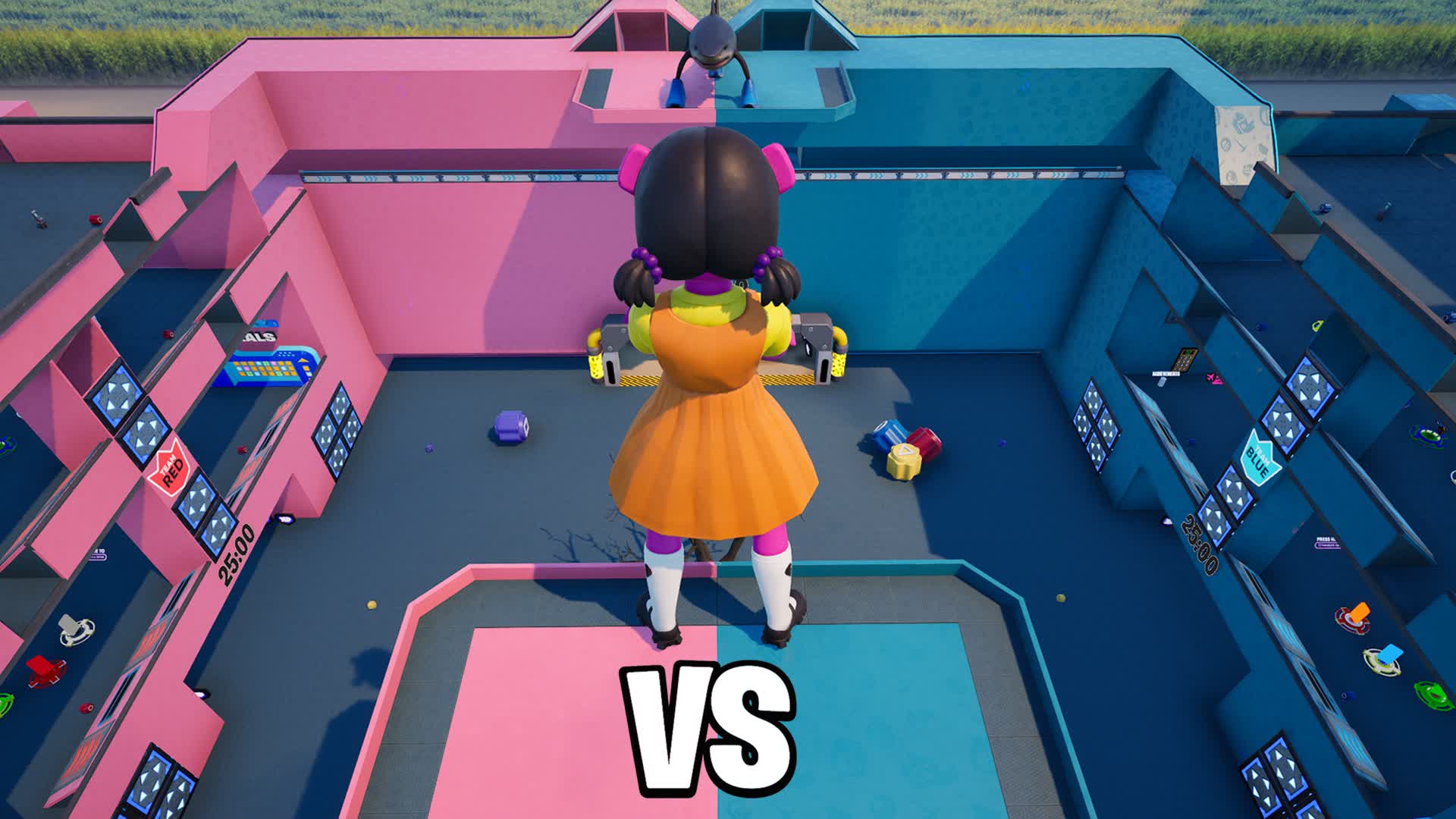RED VS BLUE π΄π΅ SQUID MINIGAMES π¦ β Fortnite Creative map